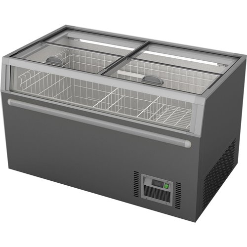 Island Showcase Freezer 1450x850x870mm 320 Litre| Stalwart DA-ZCDL145SS4