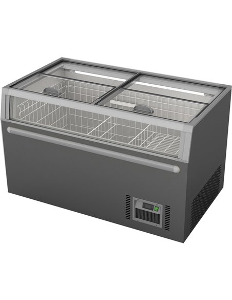Island Showcase Freezer 1450x850x870mm 320 Litre| Stalwart DA-ZCDL145SS4