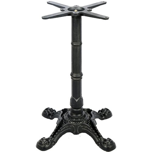 Black Decorative Table base 22x22'' Standard height Powder Coated Black | Stalwart DA-GS60228