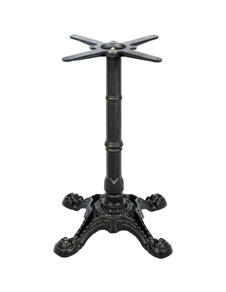 Black Decorative Table base 22x22'' Standard height Powder Coated Black | Stalwart DA-GS60228