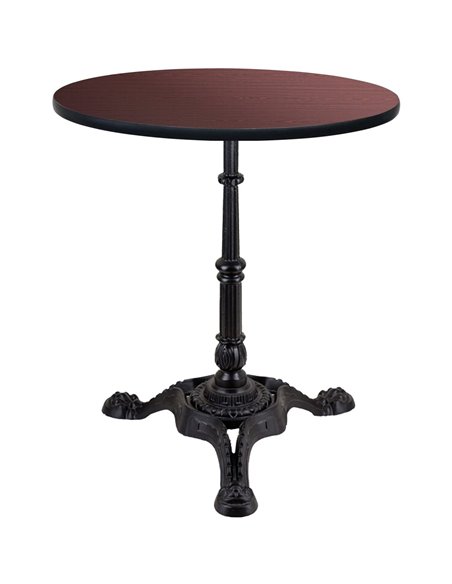 Black Decorative Table base 22x22'' Standard height Powder Coated Black | Stalwart DA-GS60229