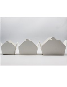300pcs White Lunch Box 2000ml PE | Stalwart DA-WPLB2000 2