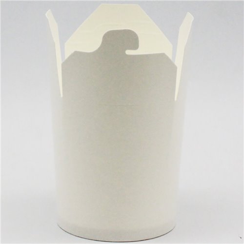 500pcs White Noodle Box 16oz/474ml PE | Stalwart DA-WPNB16OZ