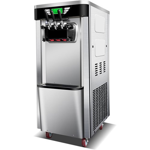 Three Flavour Soft Serve Ice Cream &amp Frozen Yoghurt Machine with Air Pump Function 18-20L/H | Stalwart DA-BJH219CE
