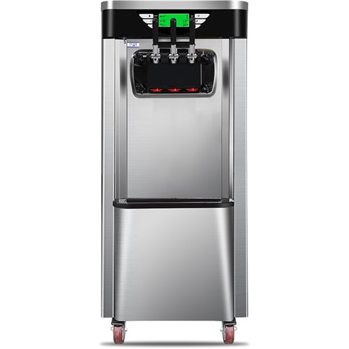 Three Flavour Soft Serve Ice Cream &amp Frozen Yoghurt Machine with Air Pump Function 18-20L/H | Stalwart DA-BJH219CE