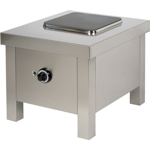 Electric stock pot stove 1 square plate 4kW | Stalwart DA-Hotmax 900 SPS506E