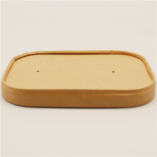 300pcs Kraft Lids for Rectangular Bowl PE | Stalwart DA-KPRLID