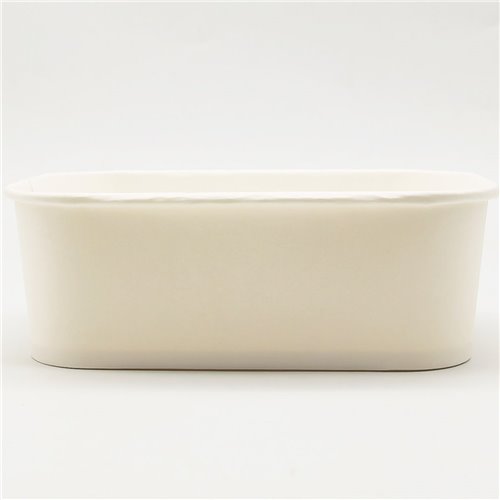 300pcs White Rectangular Bowl 750ml PE | Stalwart DA-WPRB750