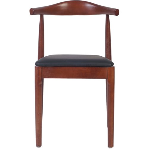 Wood Oxhorn Dining Chair with Cushioned seat | Stalwart DA-GS90005