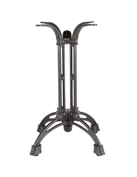 Black Decorative Table base Standard height Powder Coated Black | Stalwart DA-GS60230