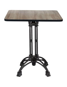 Black Decorative Table base Standard height Powder Coated Black | Stalwart DA-GS60230 2