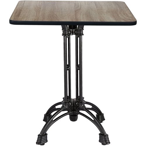 Black Decorative Table base Standard height Powder Coated Black | Stalwart DA-GS60230