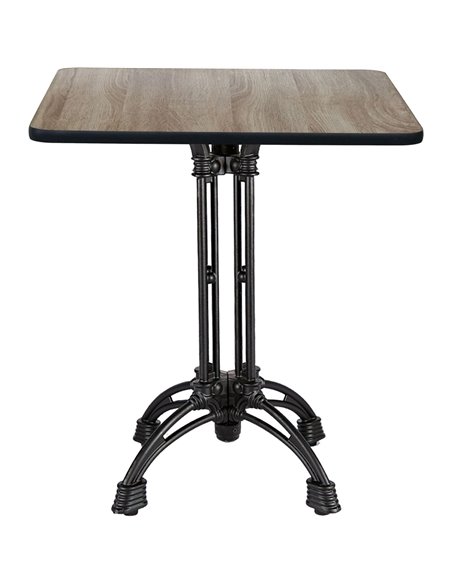 Black Decorative Table base Standard height Powder Coated Black | Stalwart DA-GS60230