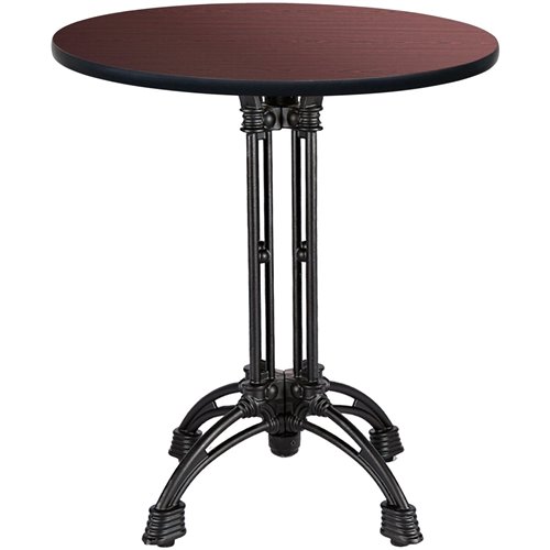 Black Decorative Table base Standard height Powder Coated Black | Stalwart DA-GS60230