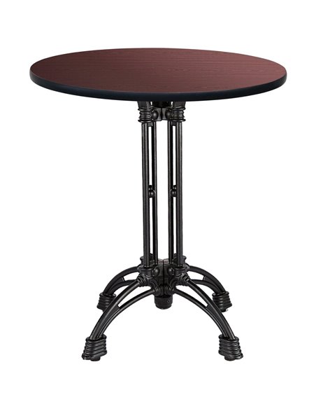 Black Decorative Table base Standard height Powder Coated Black | Stalwart DA-GS60230