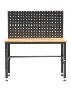 Professional Steel Workbench with Pegboard 1340x463x1570mm | Stalwart DA-20WB5234PB