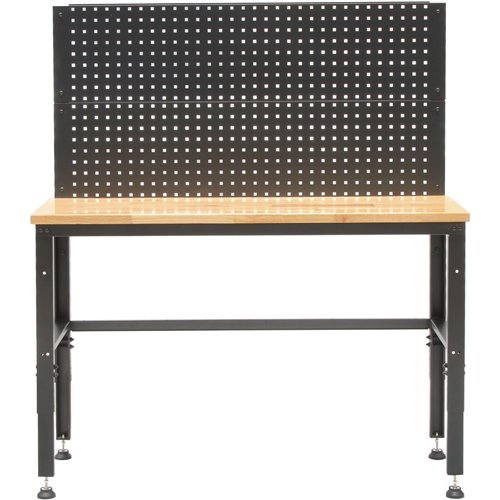 Professional Steel Workbench with Pegboard 1340x463x1570mm | Stalwart DA-20WB5234PB