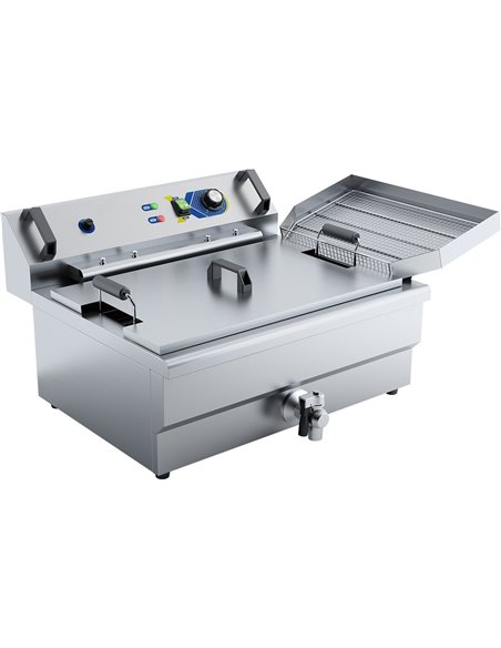 Commercial Fryer Electric 22 litres 4.8kW Countertop | Stalwart DA-MAREF201V