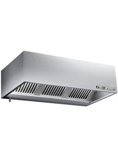 Box Wall type Extraction canopy with Filter &amp Fan &amp Lights &amp Speed control 1200x900x450mm | Stalwart DA-THWPR129