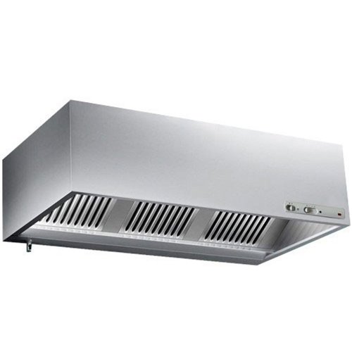 Box Wall type Extraction canopy with Filter &amp Fan &amp Lights &amp Speed control 1200x900x450mm | Stalwart DA-THWPR129