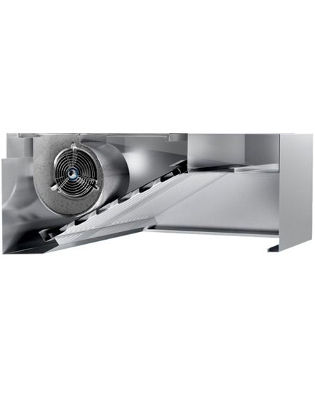 Box Wall type Extraction canopy with Filter &amp Fan &amp Lights &amp Speed control 1200x900x450mm | Stalwart DA-THWPR129
