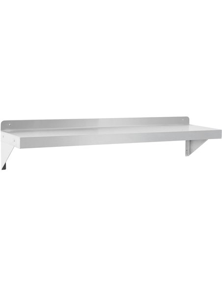 Wall Shelf Stainless steel 1400x400x250mm | Stalwart DA-WHWS40140