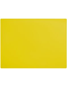 600mm x 400mm Commercial Cutting Board in Yellow 20mm | Stalwart DA-LK60402TYE
