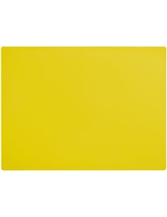 600mm x 400mm Commercial Cutting Board in Yellow 20mm | Stalwart DA-LK60402TYE