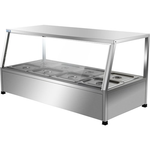 Display Bain Marie Counterop 8xGN1/2 | Stalwart DA-HBM212