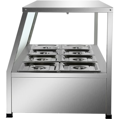 Display Bain Marie Counterop 8xGN1/2 | Stalwart DA-HBM212