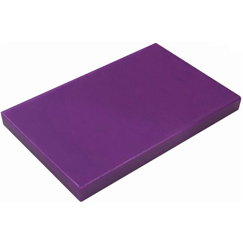 600mm x 400mm Commercial Cutting Board in Purple 20mm | Stalwart DA-60402PURPLE
