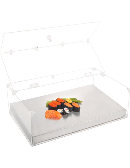 Acrylic Top for Cooling Plates GN1/2 | Stalwart DA-AB3428