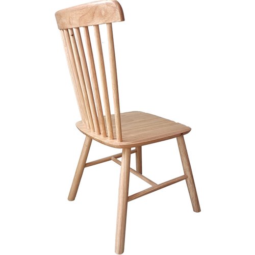 Wood Windsor Back Dining Chair with Wooden Seat | Stalwart DA-F1069