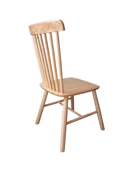 Wood Windsor Back Dining Chair with Wooden Seat | Stalwart DA-F1069