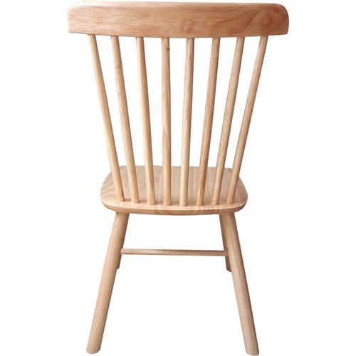 Wood Windsor Back Dining Chair with Wooden Seat | Stalwart DA-F1069