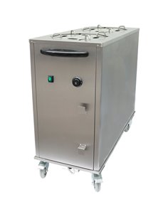 Hot cupboard Plate warmer 80 plates Ø300mm | Stalwart DA-PL2C