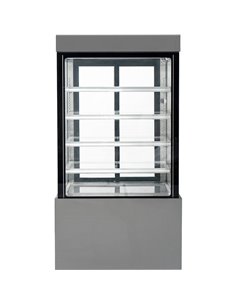 Cake Display Straight front 1800x740x1900mm 4 shelves Black | Stalwart DA-GN1800SMBLACK 2