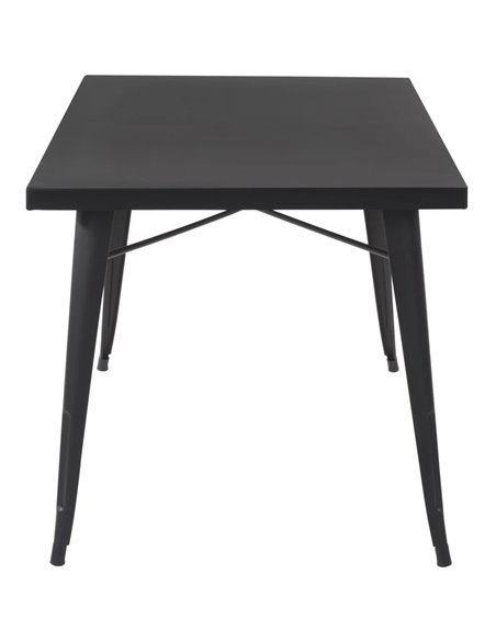 Bistro Table Steel Black 800x800mm Indoors | Stalwart DA-WW285