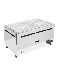 Parry BMF11G 4 x 14 GN Propane Gas Wet Heat Bain Marie 2