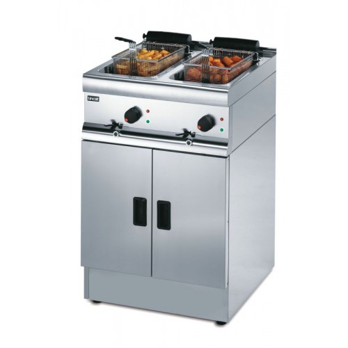 Lincat Silverlink 600 J18 2 x 9 Ltr Electric Twin Tank Fryer With 2 Baskets