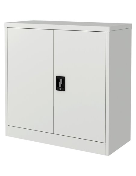 Commercial Metal Grey Storage Cabinet Lockable with 2 Shelves 900x400x900mm | Adexa FCA9