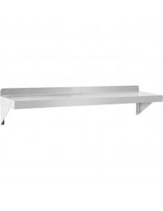 Wall Shelf Stainless steel 1500x400x250mm | Adexa WHWS40150