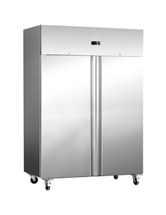 967lt Commercial Refrigerator Stainless steel Upright cabinet Twin door Ventilated cooling | Adexa DA-R800V