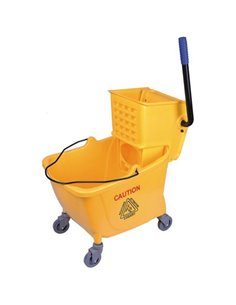 Professional Mop Bucket with Side Press Wringer 32 Litres | Adexa DA-JYMWF3204