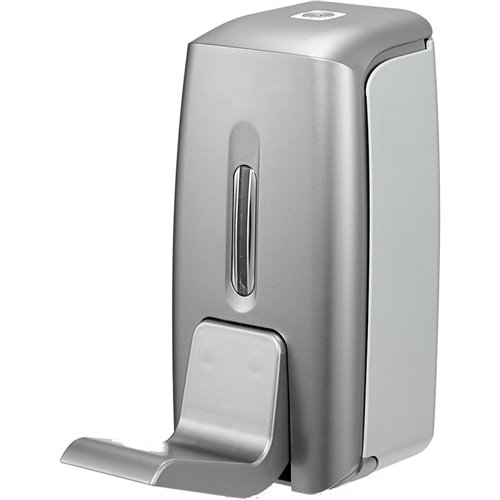 Commercial Wall Mounted Manual Soap Dispenser Silver | Adexa DA-HSDF7002SILVER
