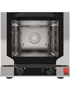 Professional Convection Oven Electric 4 trays 429x345mm Electromechanic controls Indirect steam Tilt door | Tecnoeka EKF423NUP