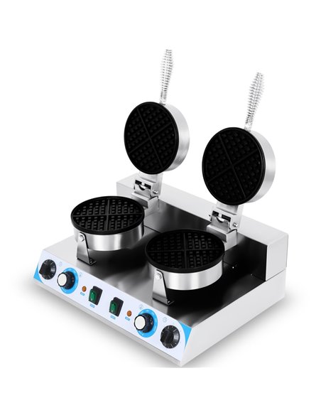Commercial Premium Waffle maker Double Round | Adexa DA-MARWF2