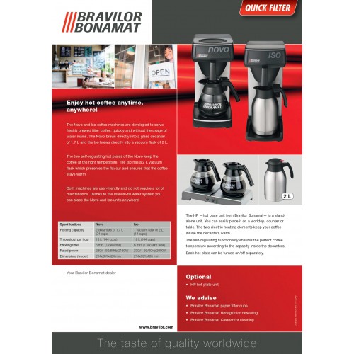 Bravilor Manual Fill Filter Coffee...