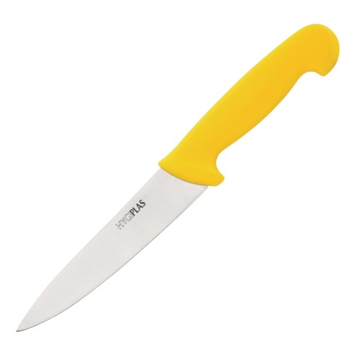 Hygiplas Chefs Knife Yellow 16cm