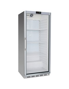 600lt Commercial Refrigerator Stainless Steel Upright cabinet Single glass door Ventilated cooling | Stalwart DA-SR600G